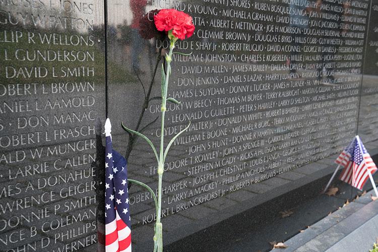 Memorial Wall in Washington, DC