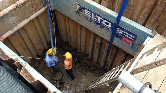 Archaeologists work at the site of the oldest Roman temple.