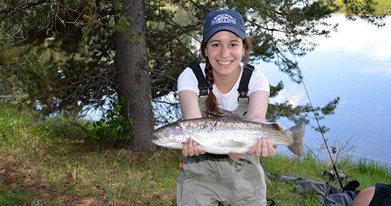 Arielle Sperling '14 worked as an intern in Idaho for the Henry’s Fork Foundation.