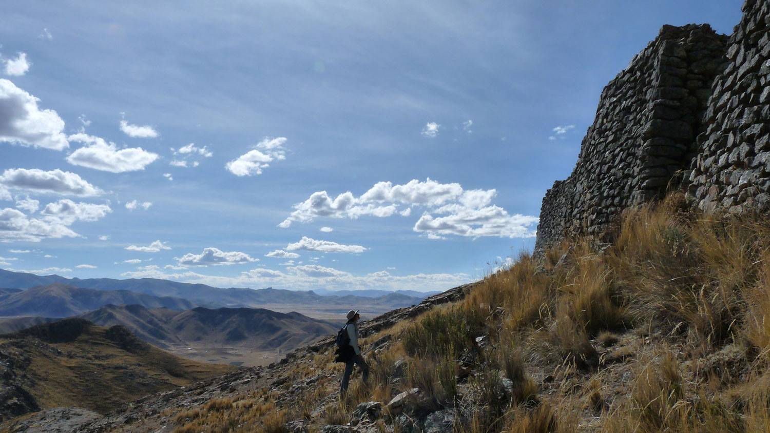 Prof. Elizabeth Arkush studies Andean hillfort settlement