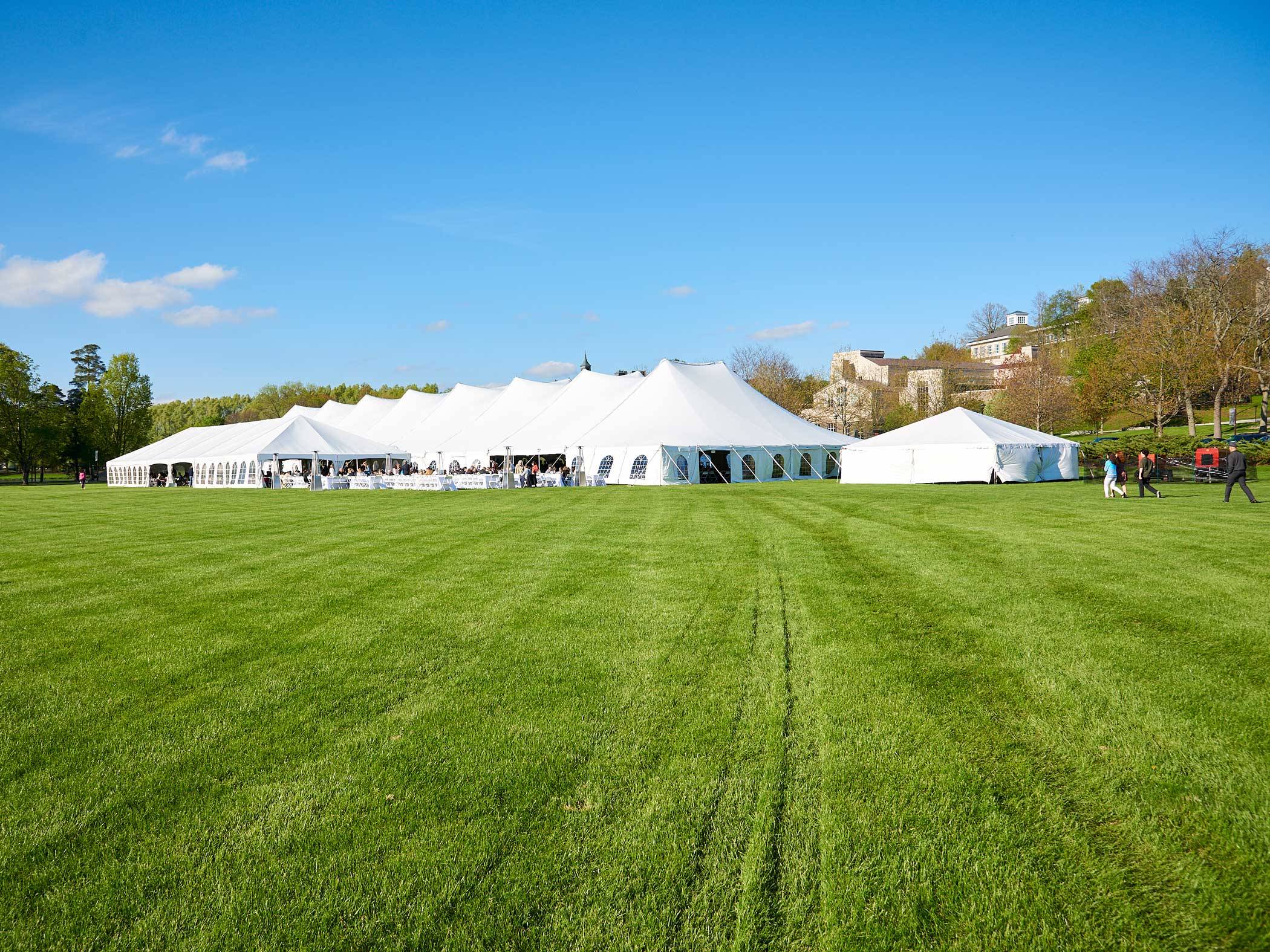 Tents on Whitnall Field