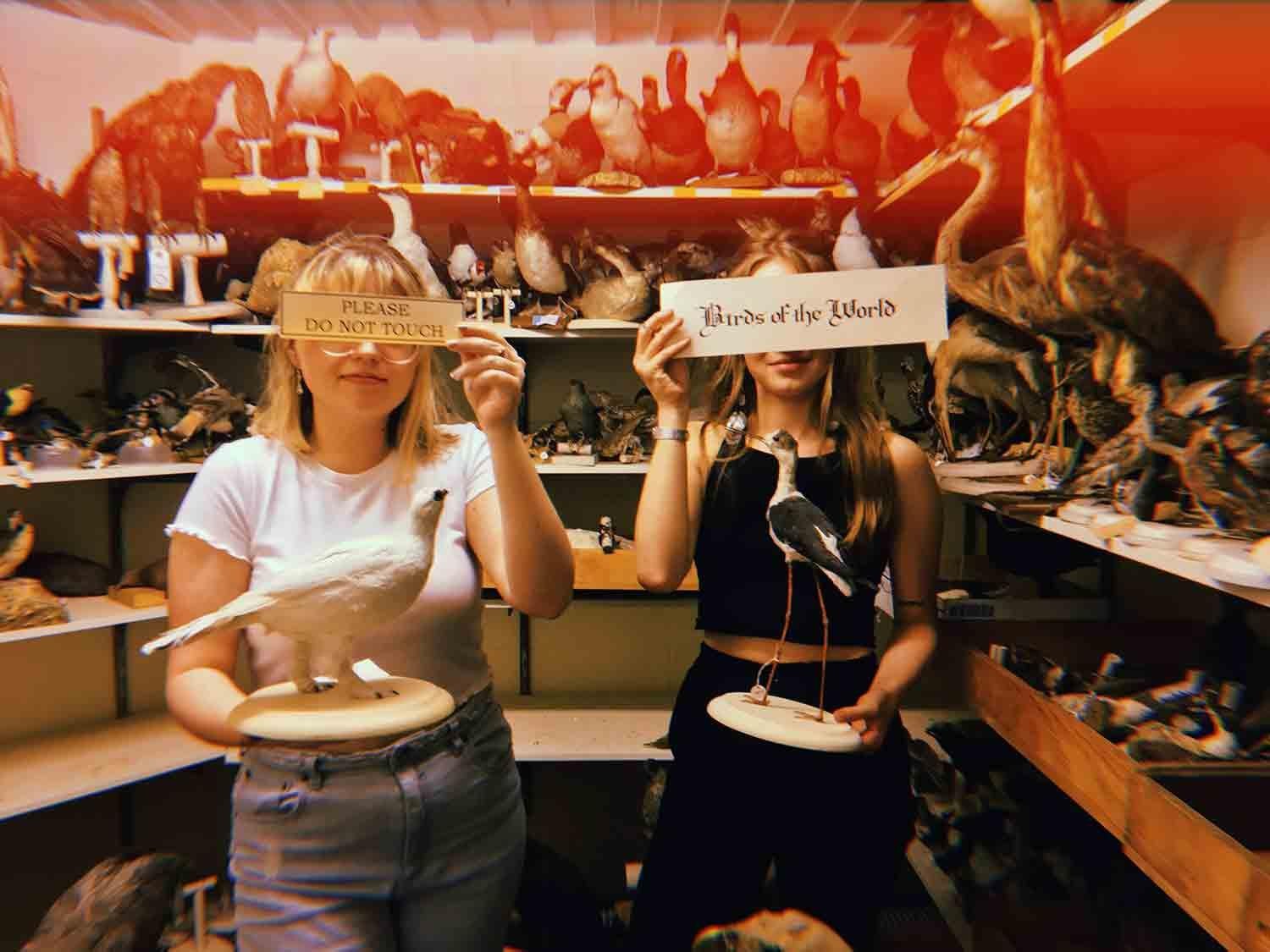 Julia Marchetti ’18 and Erin Burke ’18