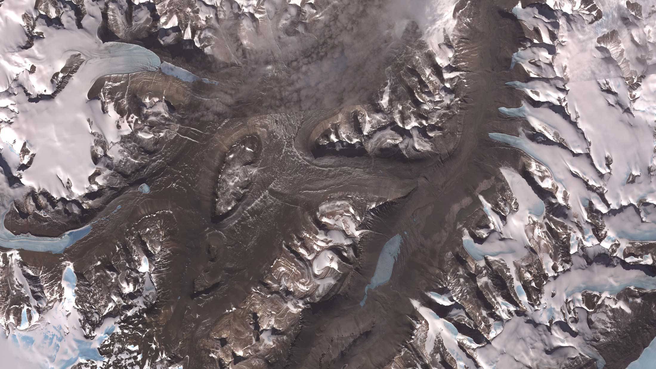 Satellite image of the McMurdo Dry Valleys
