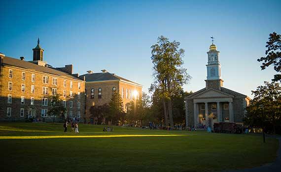 Scenic photo of the Academic Quad